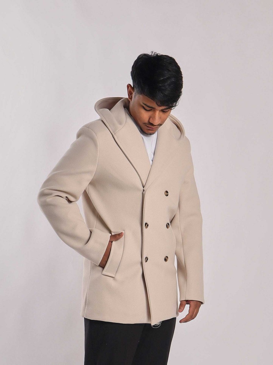 Cole Shop Double-breasted coat with hood