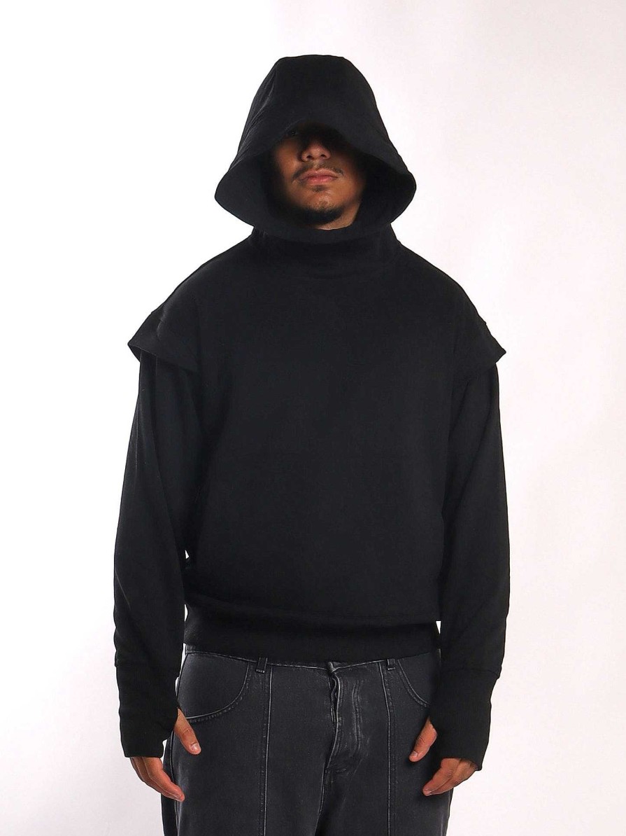 Cole Shop Oversized hooded cuff sweatshirt