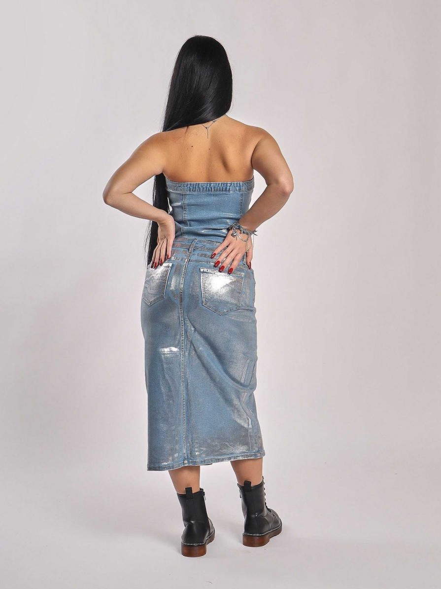 Cole Shop Plated Skirt