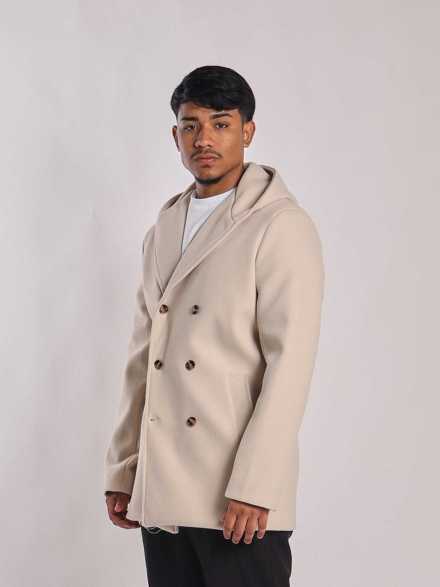 Cole Shop Double-breasted coat with hood