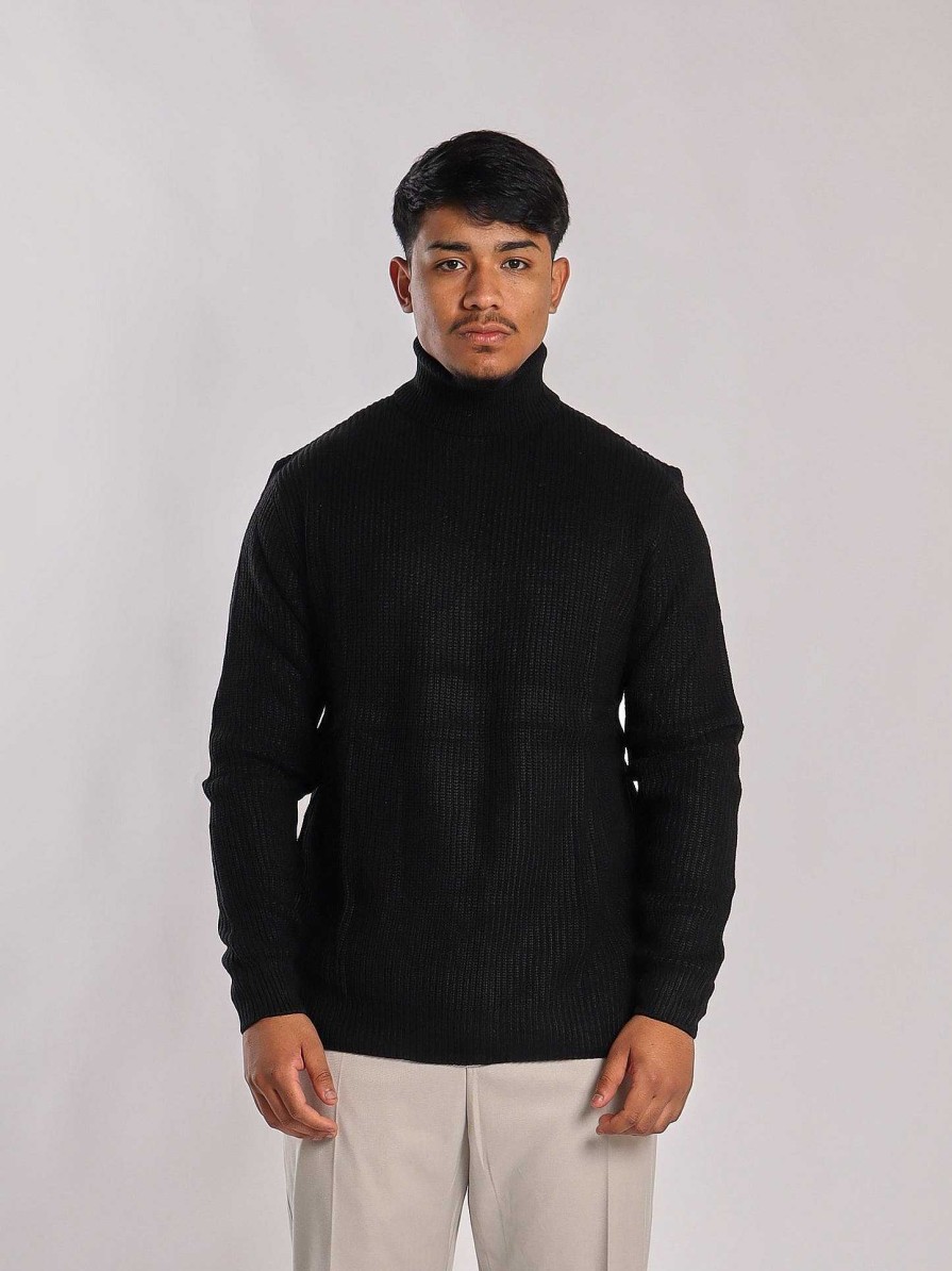 Cole Shop Ribbed high-neck sweater